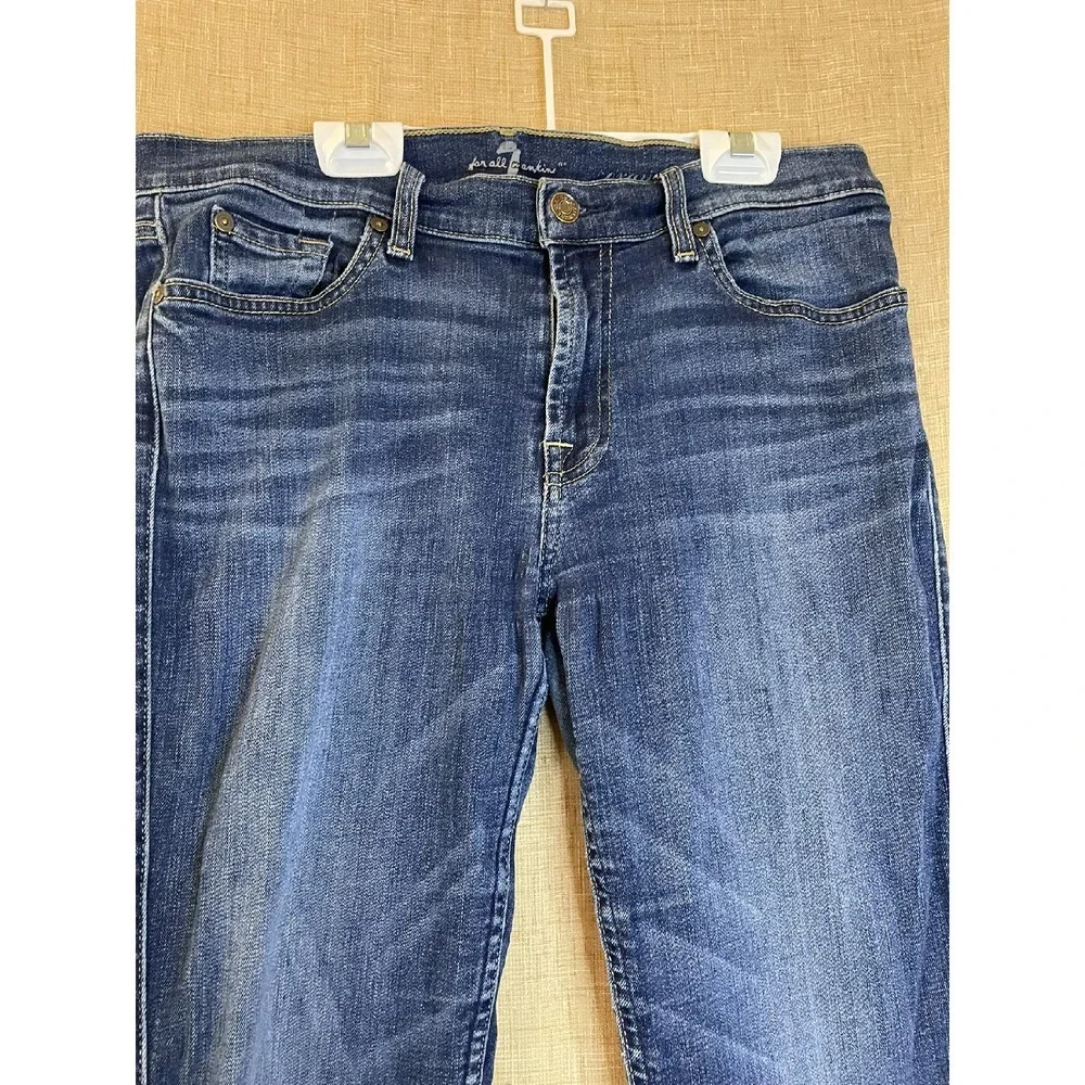 7 FOR ALL MANKIND Roxanne Skinny‎ Jeans Women's Size 32 - Picture 3 of 7